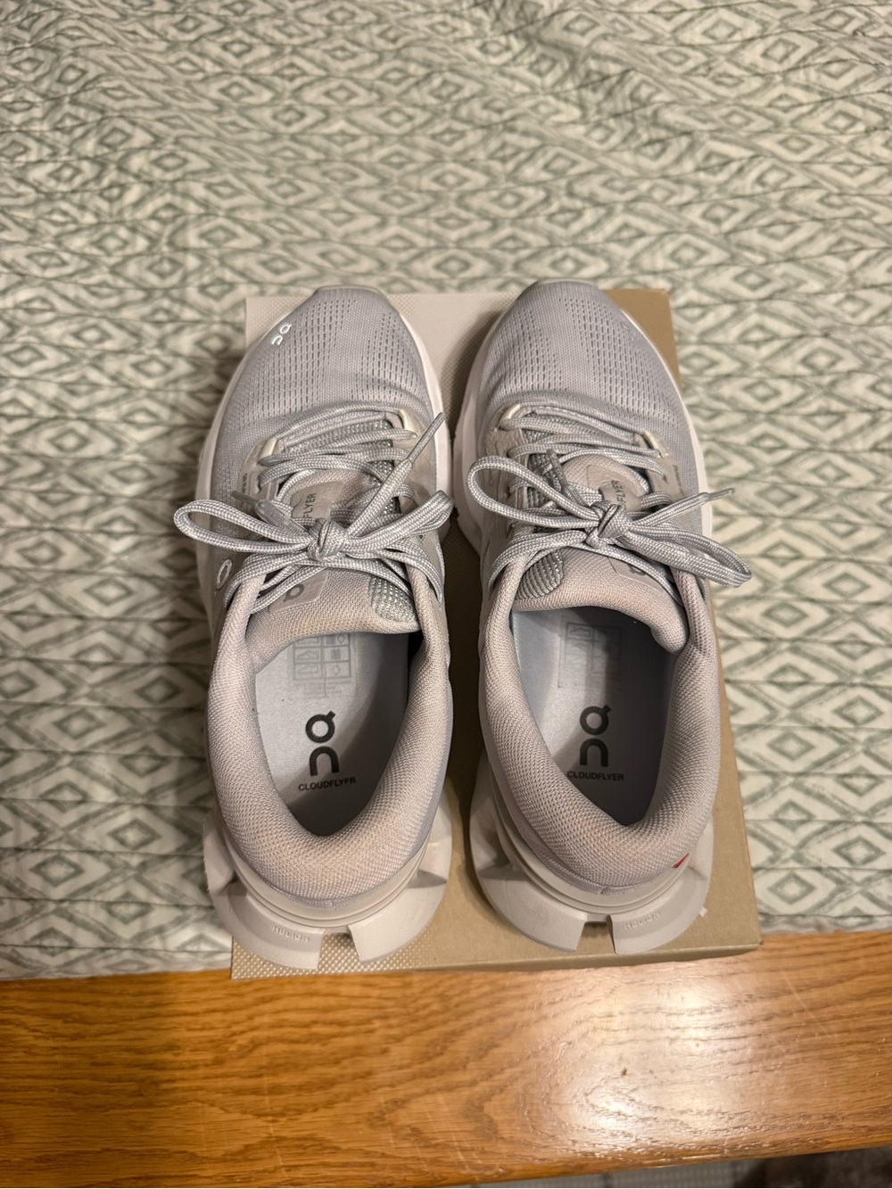 On Running Women's Athletic Shoes in Light Gray